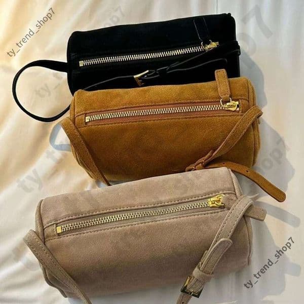 Designer Bags Leather the rowwe bag Pencil Bag Simple Handbag The 90s Cow Penholder Mini armpit Solid Fashion Classic High quality women's bag cc