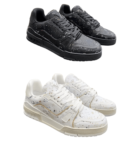 Designer sneaker Black White takashi murakami shoe Womens Mens tm trainer Luxury leather walk shoe Sac luxe tennis Run Loafer track outdoor sport Casual shoes DHgate