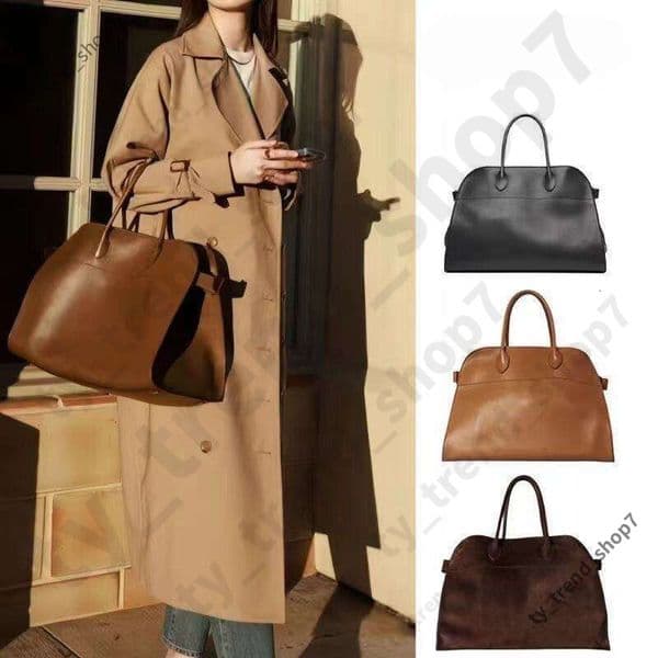 the rowwe Margaux 15 Totes Large Capacity Margaux 10 Margaux 12 Suede Park Tote Bag litchi Leather Designer Camdem Flat Shoulder Strap Terrasse Purse