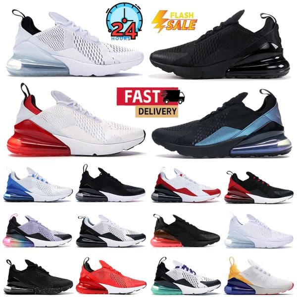 Designer 270 Running Shoes 270s Men Triple Black White Gum Light Bone 270c Barely Rose Olive Medium Throwback Future Pink Bred Sports Mens Jogging Sneakers