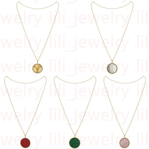Four-leaf clover 25MM sweater necklace in various colors available, shell agate 18k gold and silver birthday party wedding gift