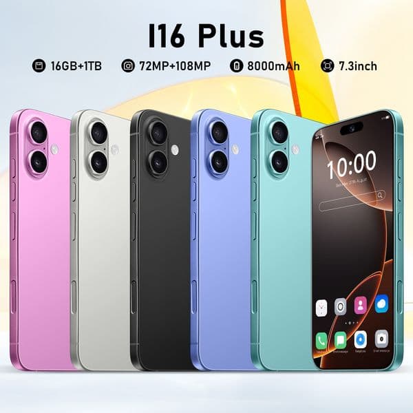 2025 new crossborder mobile phone 16 plus 6 6 inches smart 3 64g android 4g full netcom android 10
