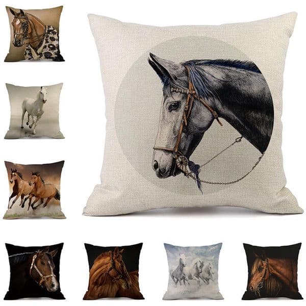 Pentium Horse Pillowcase Modern Home Decor Polyester Car Cushion Pillow Sofa home decor