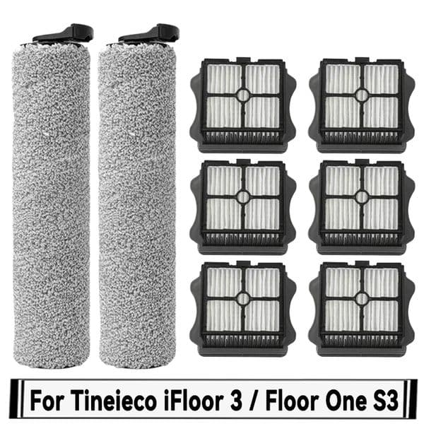 For Tineco iFloor 3 / Floor One S3 Roller Brush Hepa Filter Vacuum Cleaner Accessories Cordless Wet Dry Floor Washer spare parts