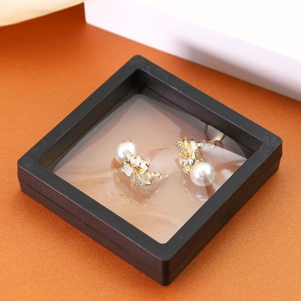 Packaging Jewelry Hair Accessories Earrings Transparent Gift Square Box Wedding Earrings
