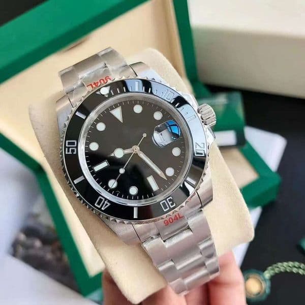 new mens automatic nical ceramics watchesfull stainless steel Swim wristwatches sapphire luminous watch business casual montre de e