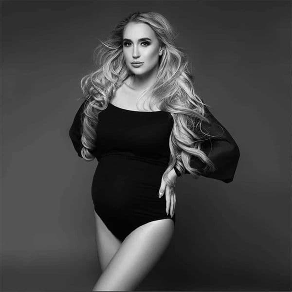 Maternity Photography Bodysuits Strapless Chiffon Long Sleeve Stretchy Clothing Women Dresses For Photo Shoot Studio Accessories X250224