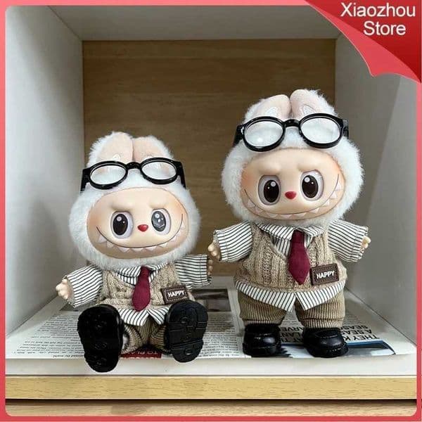 Labubu V1 V2 Macaron Enameled Replacement Trendy Fashion Retro Clothes Unique Design Fashion Versatile Cute Doll Clothing X250311
