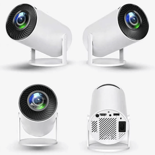 Projectors Projectors Overseas HY300 New Cannon Barrel Portable HD Outdoor Mobile Wireless Same Screen Projector