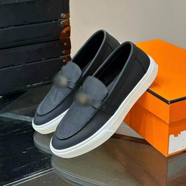 luxury slip on shoes Game Sneaker Men Casual Leather And Mesh Lace Up Sports Runner Shoes Rubber Sole Man Low Top Style Eu36-46 3.5 03