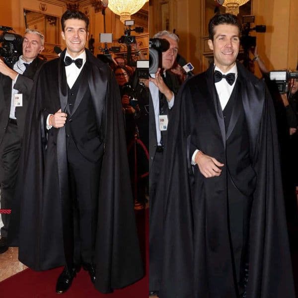 Men Tuxedos Tailor Made 2 Pieces Two Buttons Wedding Suits With Cloak Formal Business Prom Party Customized