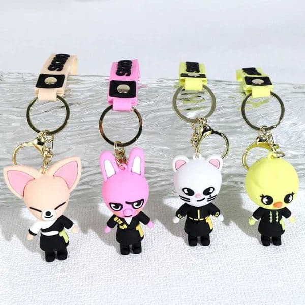 New SKZOO Cute Doll Keychain Pendant Cute Delicate School Bag Car Jewelry Pendant Fan Gift X250318