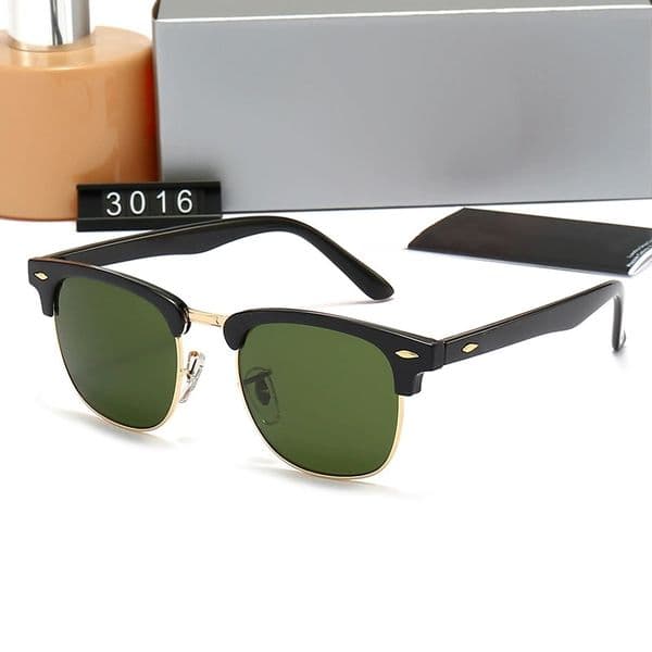 Designers designer Men car glasses for woman s Rletter UV400 Eyewear Frameless mens sunglasses Brand Sun Glasses 3016