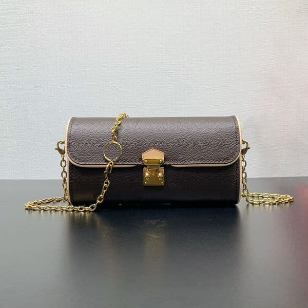 Women Fashion Designer Pochette Camille Shoulder Bag 13566 Handbag Crossbody Bag tote bag Versatile bag Lock closure Circle Chain Leather