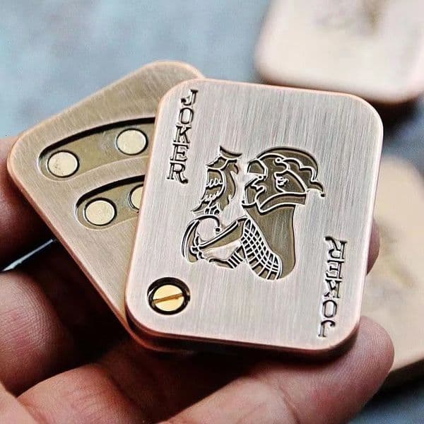 Poker Big Little King Style Magnetic Push Slider Adult Metal EDC Hand Spinner Fidget Autism Sensory Toys Stress Relief 250320 123