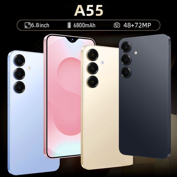 2025 New smartphone A55 PROMax 6.3-inch screen 1+16 Android smartphone