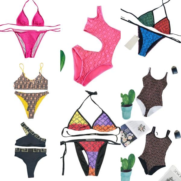 bikini designer swimsuit women Maillot de bain Swim Monokini femme classic plus size one piece Halter Swimwear Beach Backless Bikini Sexy Hollow Bathing Suits