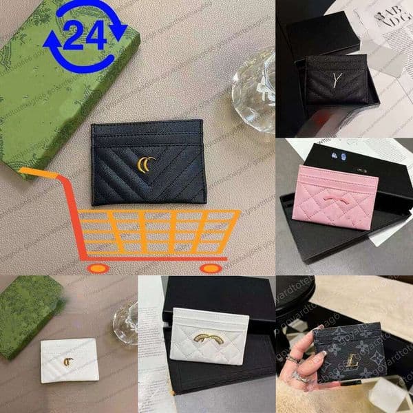 G card bag Luxury Designers Credit Card Holders Mini Wallets High Quality For Mens And Womens Genuine Leather Pure Color Card Holder Purses Wallet With Box 88