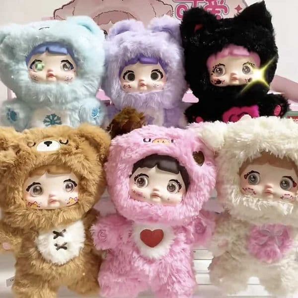 Nommi Lovelines Never End series cute blind box vinyl doll mystery bag Kawaii Nommi desktop decoration series pendant toy gift X2503271