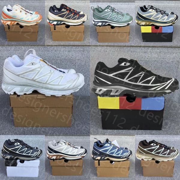 Designer saloman Running Shoes Xt6 Speed LAB Black Yellow Three White Collision Hiking Outdoor Shoes Recreational Sports Sneakers xt-6 Designer Shoes Ballet Flats