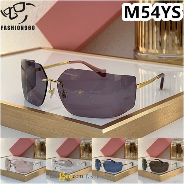 designer sunglasses for women classic sun glasses luxurys design sunshades american trend glasses curved Lenses shades big large frame UV400 goggles U54YS