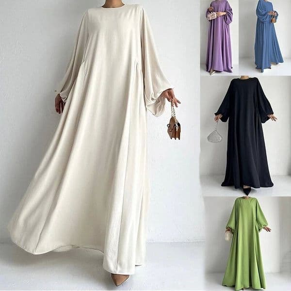 (251) Customized Simple Fashion Women Clothing Robes Dress Robes