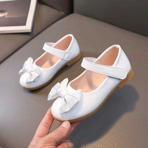 Childrens leather shoes new fashion baby girl performance bow cute princess shoes soft and smooth casual shoes H692XJ250331