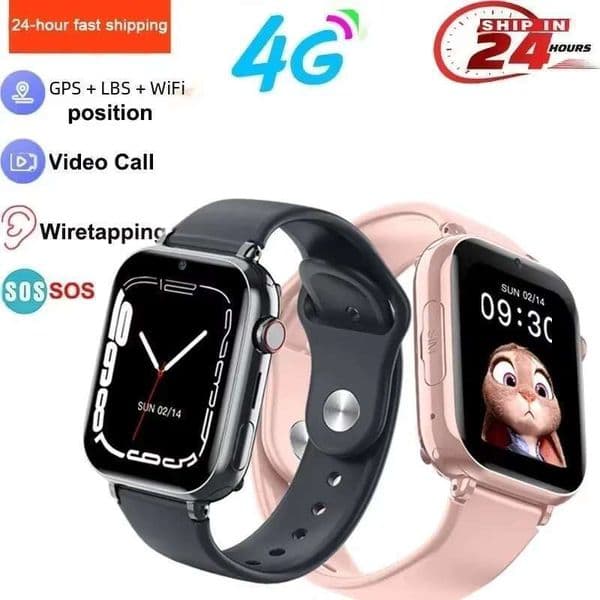 LT38 4G Smart Kids GPS WIFI Video Call SOS IP67 Waterproof Child Smartwatch Camera Monitor Tracker Location Phone Watch