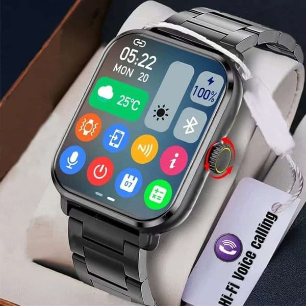 LAXASFIT 2025 New Bluetooth Call Men Women Sports Fiess Android Phone Digital Multi-Dial Smart Watch