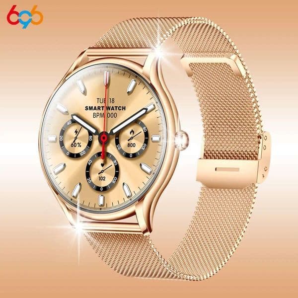 2025 New AMOLED Screen 7.9mm Ultra-thin Women Blue Tooth Call Smart Watch Heart Rate Health Lady Music Sport Fiess Smartwatch