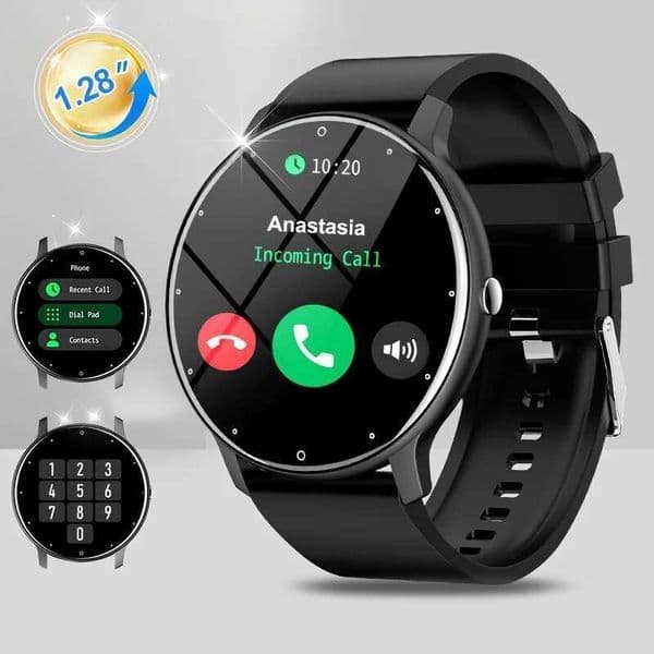 LIGE 2024 New Real-time Activity Tracker Heart Rate Monitor Sports Women Smart Watch Men Clock For Android IOS