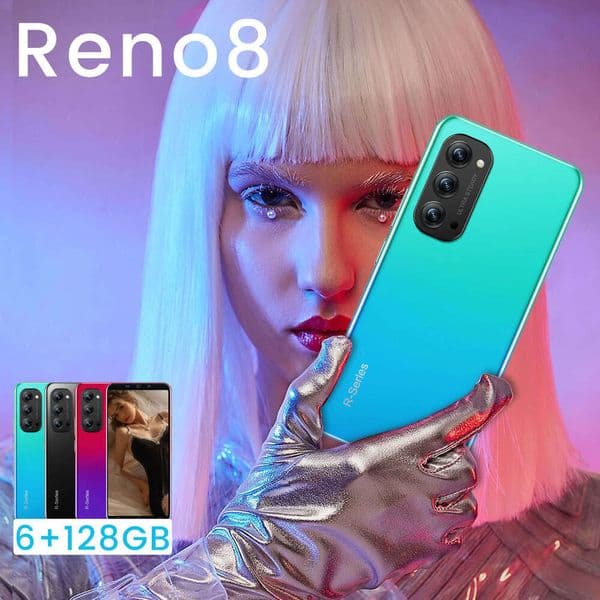 2025 Mobile RENO 8mini 5.0HD 6+128GB smart 5G Android phone display 8MP+16MP camera Phone fingerprint Face recognition GPS