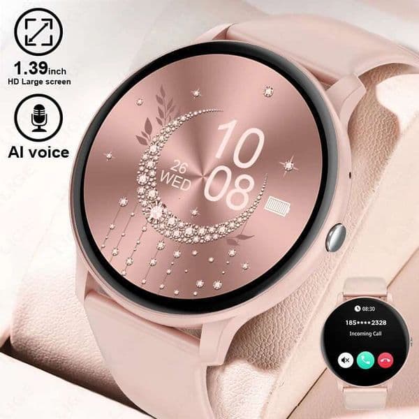 2025 New Smart Watch Women Men Bluetooth Call Sports Fiess Watches Heart Rate Health Monitor Smartwatch Ladies For Android iOS