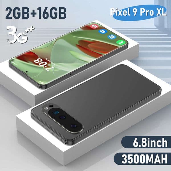 Pixel 9 Pro XL 6.8HD 2+16GB Smart 3G display 2MP+16MP camera Android 8.1 phone Fingerprint Face recognition GPS