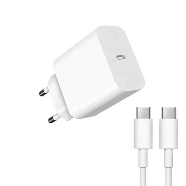 Type-c Charger EU US PD Fast Charge Cable Usb Type c Usbc Block Brick Cell Phone Wall Adapter Cable 20w 25w for iphone 15 16