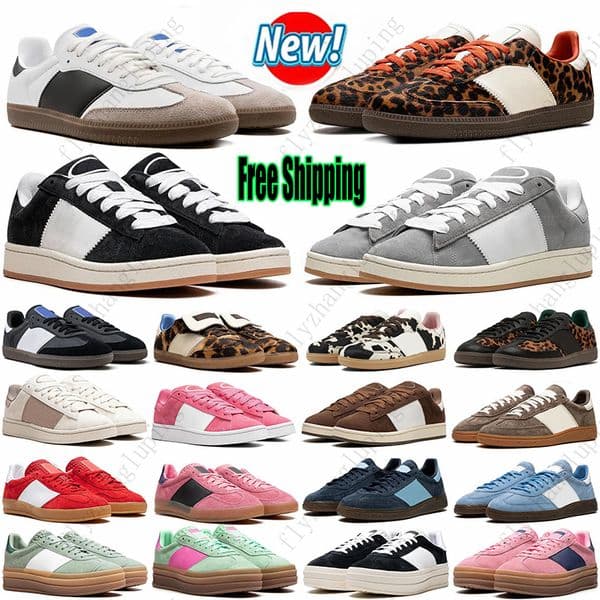 Sandals Free Shipping Casual Shoes Leopard Designer Sneakers Men Women Black White Gum Sky Blue Beige Dark Green Mens Trainers Womens Outdoor chaussure shoes