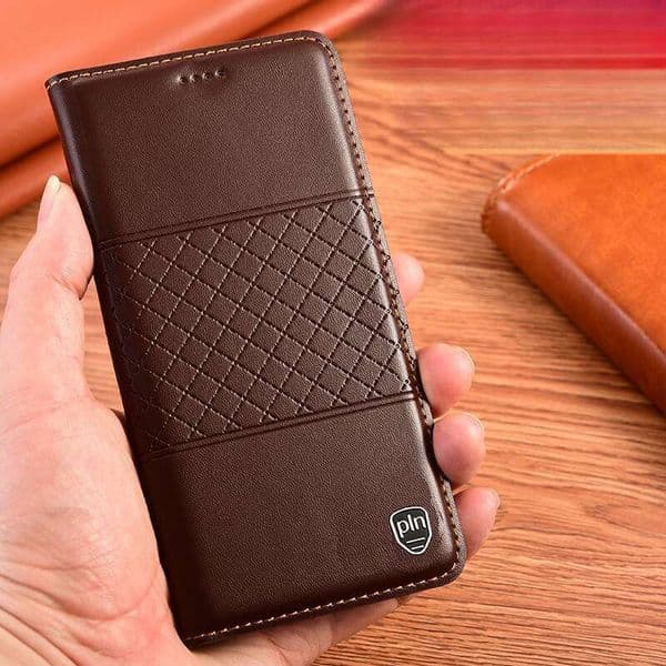 Suitable for Xcover7/6Pro litchi pattern anti-theft brush photo frame mobile phone flip holster