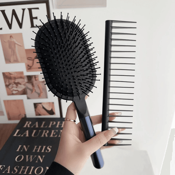Factory Air cushion comb hairdressing comb wide tooth comb anti-hair loss anti-static massage comb gift box set holiday gift 2025 newest