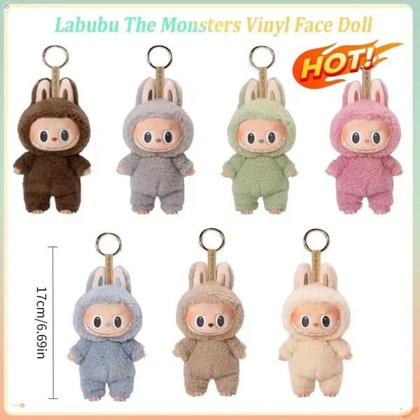 Labubu The Monsters Lisa Seme Heart Macarrr Vinyl Base Series Trendy Toy Decorations Birthday GiftsXJ250605