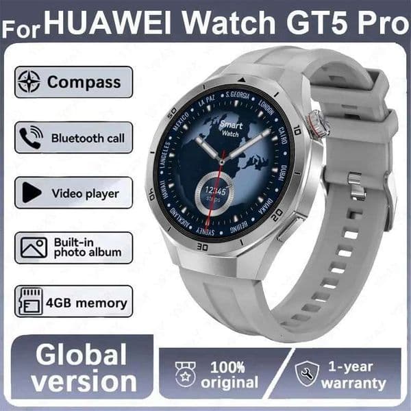2025 New Ultra Smart GT5 PRO Smartwatch 4GB Memory GPS Sport Track Video player Bluetooth call Electronic album Sports smartwatch