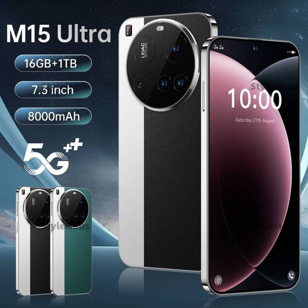 Premium Android Phone M15 Ultra Featuring a Spacious 7 3 Inch HD Screen for Enhanced Viewing Experience Mobile phone body