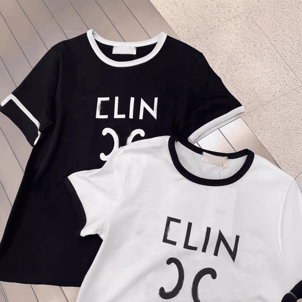 Luxury Cotton T-shirt Women Men Y2k Tops Letter Printing Short Sleeve Summer Women Tee Fashion Round Neck Clothing Streetwear