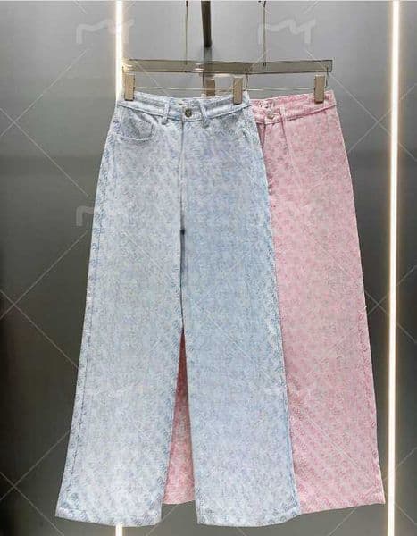 Womens Jeans Jeans Designer Woman Pants Luxury Denim Trousers Fake Pocket Design Jean Pant Letter Embroidery Trousers Ladies Jeans Y250508