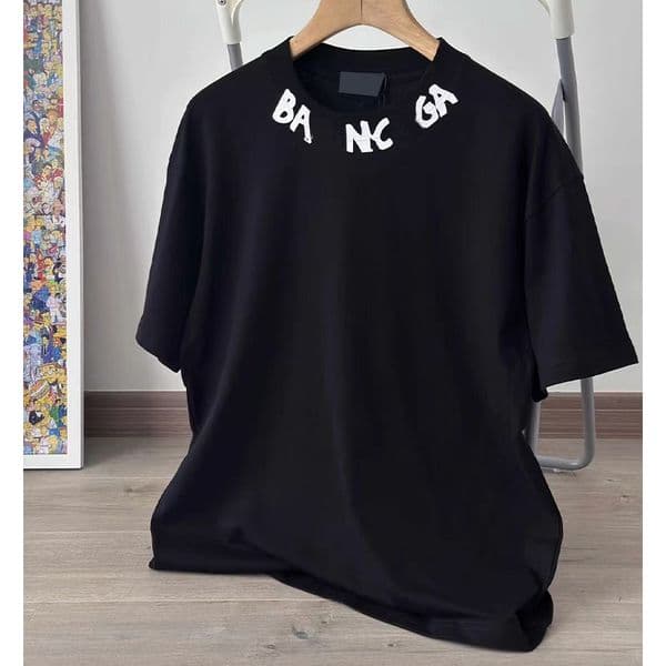 Men's T-Shirts Designer Brand Tees T Shirts Top Quality Pure Cotton Short Sleeve Shirt Simple Letter Printed Summer Casual Men Clothing Size S-XXXXXL