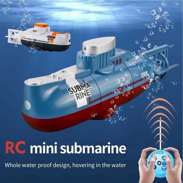 Mini RC Submarine 0.1m/s Speed Remote Control Boat Waterproof Diving Toy Simulation Model Gift for Kids Boys Girls For Christmas X250509