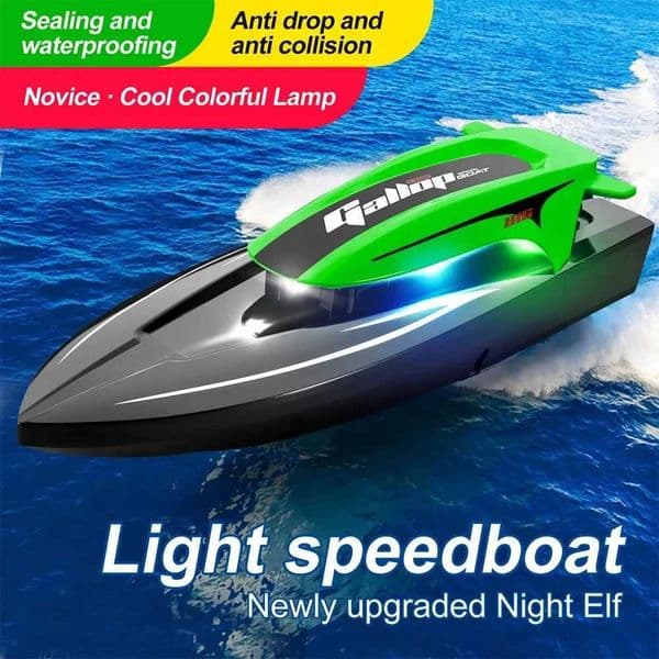 816 RC Speedboat 2.4GHz Wireless 20KM/H High Speed Remote Control Ship Childrens Waterproof Toy 4CH Electric Boat Model X2505091