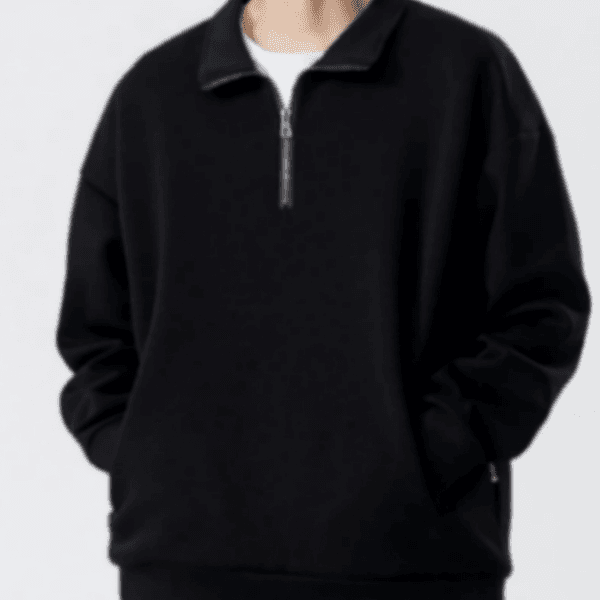 303 Round Neck Sweatshirt for Men Spring and Autumn Style Loose Solid Color