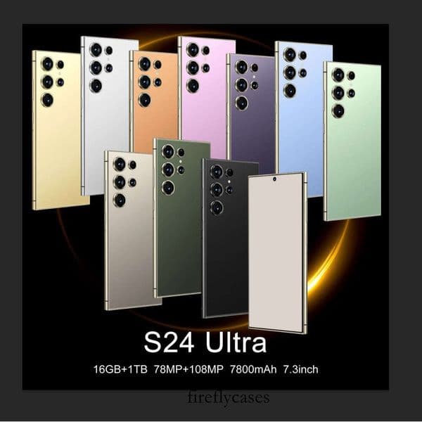 Smartphone True 4G S24 Ultra Built In Pen 7.3-Inch Large Screen Android 10.1 16+1T