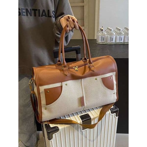 Travel women s short distance large capacity lightweight bag hand held storage travel lage