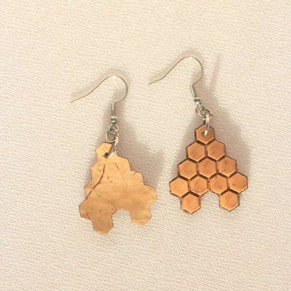 Coconut necklace, handmade women's earrings, jewelry, natural and environmentally friendly, hand carved coconut statue, Hawaii fashion